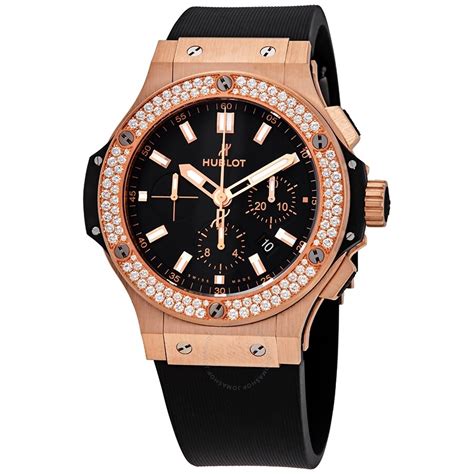 hublot big bang watch rose gold diamond white chronograph|hublot big bang models.